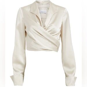 Significant Other satin blouse